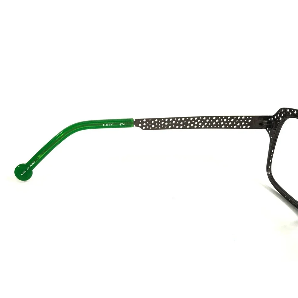 I.a. Eyeworks Eyeglasses Frames TUFFY 474 Perforated Purplish Gray 48-23-133
